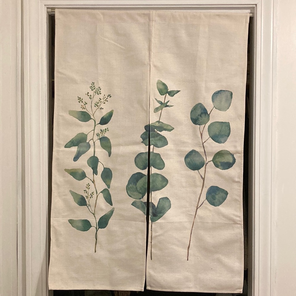 Plant noren curtain